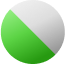 Argintiu / Verde