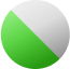 Argintiu / Verde