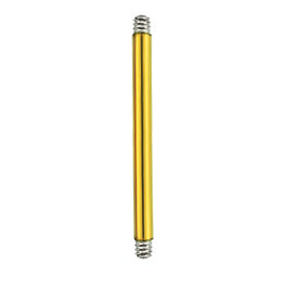 Barbell dreaptă liberă placată cu aur