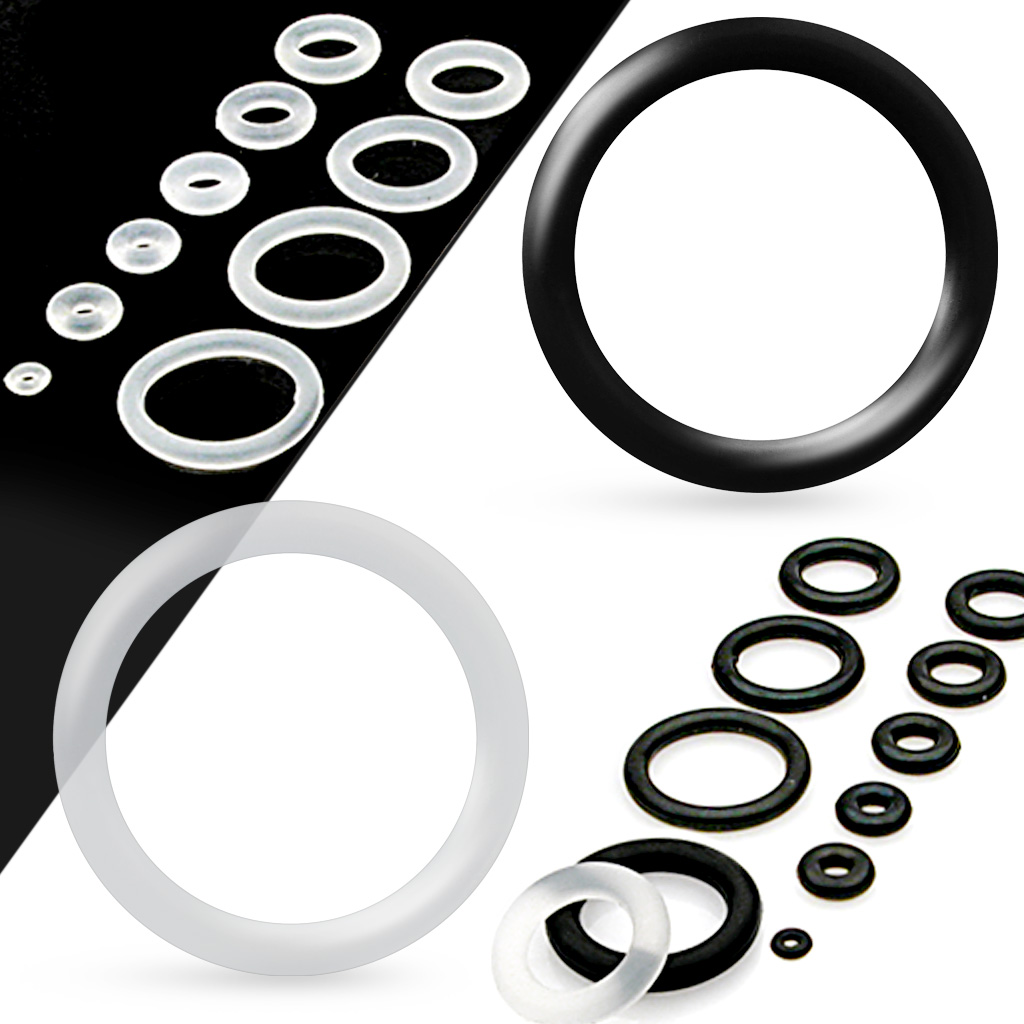 O-ring în diverse dimensiuni și culori 